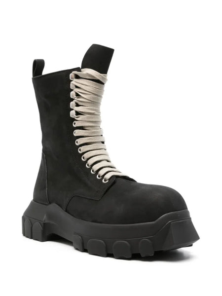 Army tractor suede boots