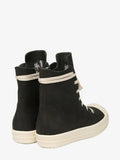 Nubuck high-top sneakers