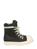 Nubuck high-top sneakers