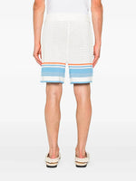 COTTON TENNIS CROCHET SHORTS