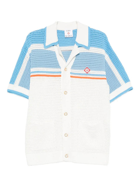 COTTON TENNIS CROCHET SHIRT