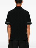 MONOGRAM JACQUARD TOWELLING SHORT SLEEVE SHIRT