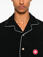 MONOGRAM JACQUARD TOWELLING SHORT SLEEVE SHIRT