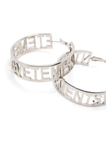 Logo hoop earrings