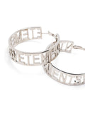 Logo hoop earrings