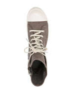 high-top suede sneakers